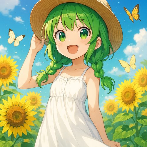 17c一起草动漫-向日葵少女